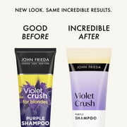 John Frieda Purple Shampoo, Violet Crush for Blondes, Womens Shampoo for Blonde Hair, 10 oz