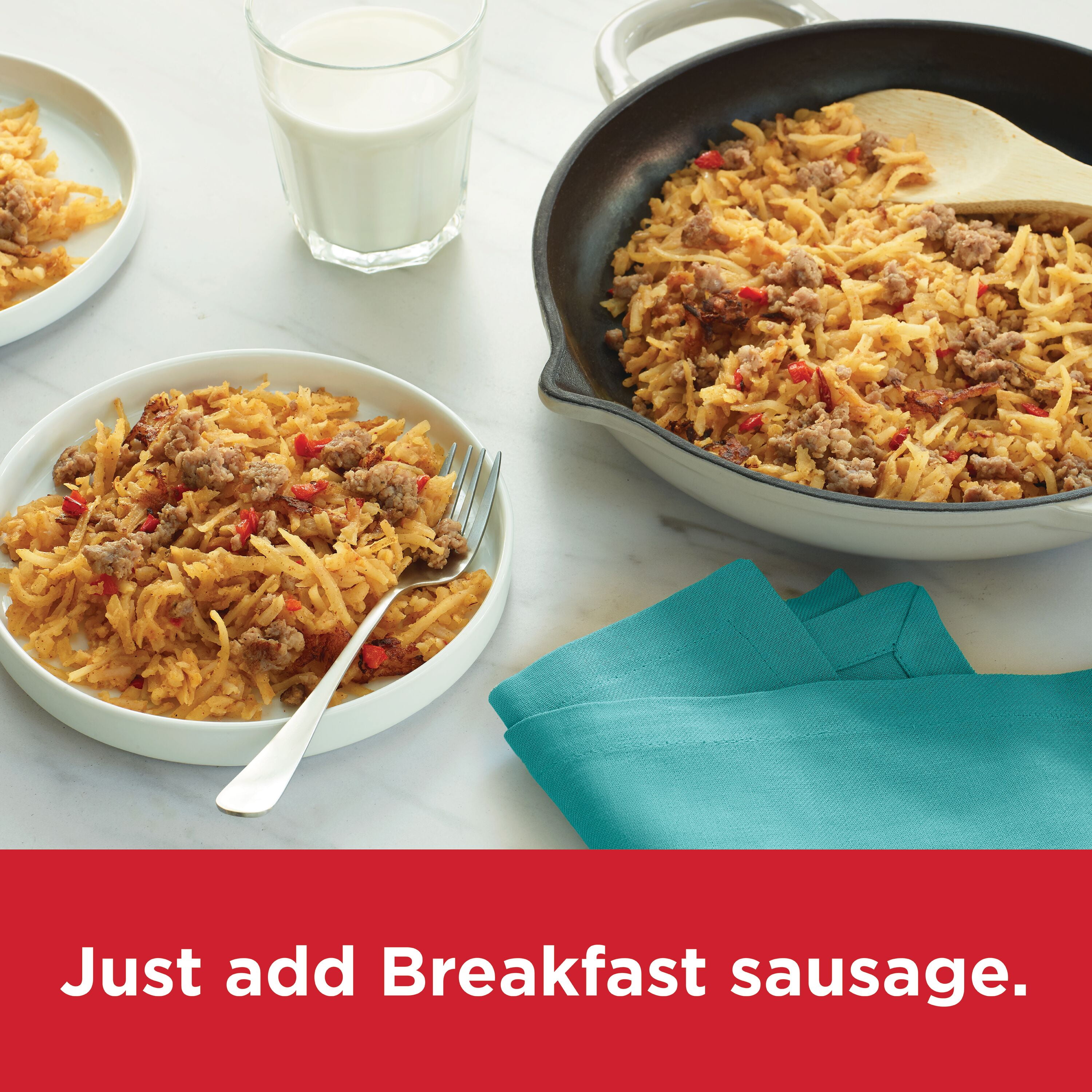(12 pack) Helper Breakfast Southwest Style Hashbrowns with Robust Tex-Mex Seasoning, 4oz Box