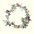 thumbnail image 3 of Nmdmisc 5.9 Ft Easter Eggs Rattan Garland Wreath for Front Door,Spring Green Leaves Flowers Garland for Home Decoration,Home Wall Hanging Vines Decoration Party Setting Ornaments, 3 of 6