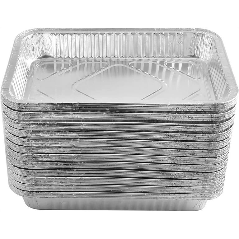 Aluminum Foil Pans, Disposable Tin Pan (50 Pack) 12.5 x 2.25 x 11.5, PACK -  Fry's Food Stores