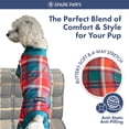 thumbnail image 3 of Pijama navideño para perros Spark Paws Recovery, 3XL, verde/rojo, 3 of 8
