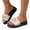 White, variant on Chunky Chain Slide Slippers for Women Non-Slip Open Toe Indoor Outdoor Sandals for Home Casual Street Lounge Wear