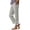 Army Green -BV22, variant on Dwellite Womens Linen Pant Elastic Waist Straight Leg Petite Beach Pant Summer Lightweight Casual Lounge Trousers Black S
