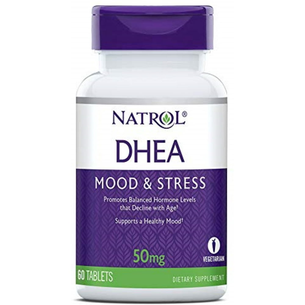 Natrol DHEA 50 mg Tablets 60 ea (Pack of 2)