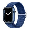 thumbnail image 5 of Adecuado para Apple Apple iwatch Correa de reloj plana para hebilla deslizante tejida de nailon arcoíris Correa elástica universal, 5 of 5