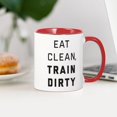 thumbnail image 3 of CafePress - Eat Clean, Train Dirty - 11 oz Ceramic Mug - Novelty Coffee Tea Cup, 3 of 4