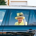 thumbnail image 4 of HUGFEGWE Queen Car Window Decal, Queen Car Window Cling, Queen Elizabeth Car Sticker, Funny Sticker Window Decal for Vehicles Automotive Stickers, Waterproof Car Decal Decoration CJB91-6975, 4 of 9