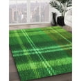 thumbnail image 3 of Ahgly Company Machine Washable Indoor Rectangle Transitional Deep Emerald Green Area Rugs, 8' x 12', 3 of 7