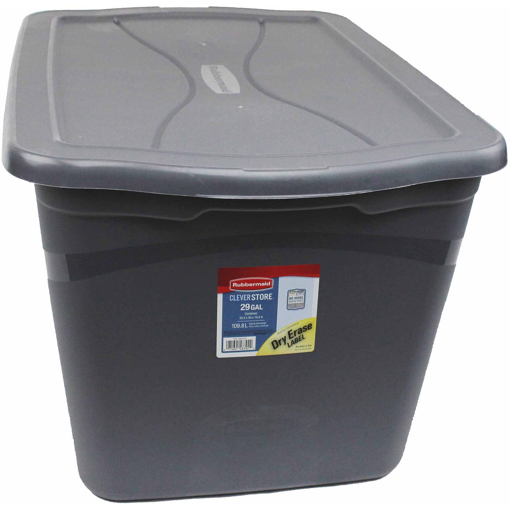 Rubbermaid Clever Tote 29 Gal Gray