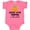 Hot Pink, variant on Inktastic Cutest Little Pumpkin in the Patch Halloween Boys or Girls Baby Bodysuit