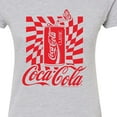 thumbnail image 3 of Coca-Cola - Warped Coke Can  - Juniors Fitted Graphic T-Shirt, 3 of 5