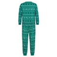 thumbnail image 3 of Christmas Pajamas Set Couple Pajamas Matching Christmas Pjs Long Sleeve Green, 3 of 7