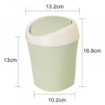 thumbnail image 3 of PRAETER Mini Plastic Wave cover Countertop Kitchen Desktop Mini Wastebasket Desk Organizer Household Supplies Small trash can, 3 of 9