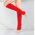 thumbnail image 4 of Kiskick Women Knee Length Toeless Socks Women's Knitted Stockings for Winter Thick Soft Stretchy Fabric with Open Heels Anti-slip Ballet Dance, 4 of 8