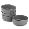 Thyme & Table Servware Gray Ava Stoneware Round Bowls, 4 Pack