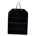 thumbnail image 1 of jifeng Wall Hanging Badges Display Organizer 16 Pockets Transparent Pockets Accessories Black, 1 of 9