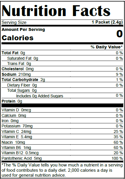 Great Value Electrolyte Vitamin Enhanced Strawberry Kiwi Drink Mix, 0.08 oz, 10 Count