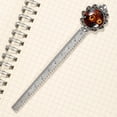 thumbnail image 3 of Halloween eyeballs Book Accessories: Vintage Silver Lace-Edged Bookmark - a Gift for Readers and Book Lovers, 3 of 5