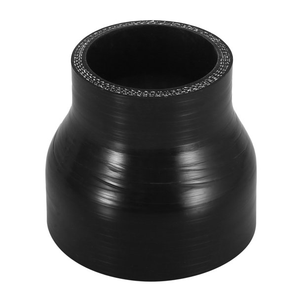 51-76mm 2"-3" ID Recto Acoplador Silicona Manguera Negro para Coche Automóvil
