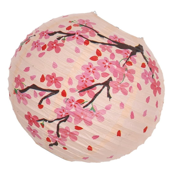 BESTONZON Paper Lanterns Lights Japanese Lantern Decor Indoors Pink 1Pcs