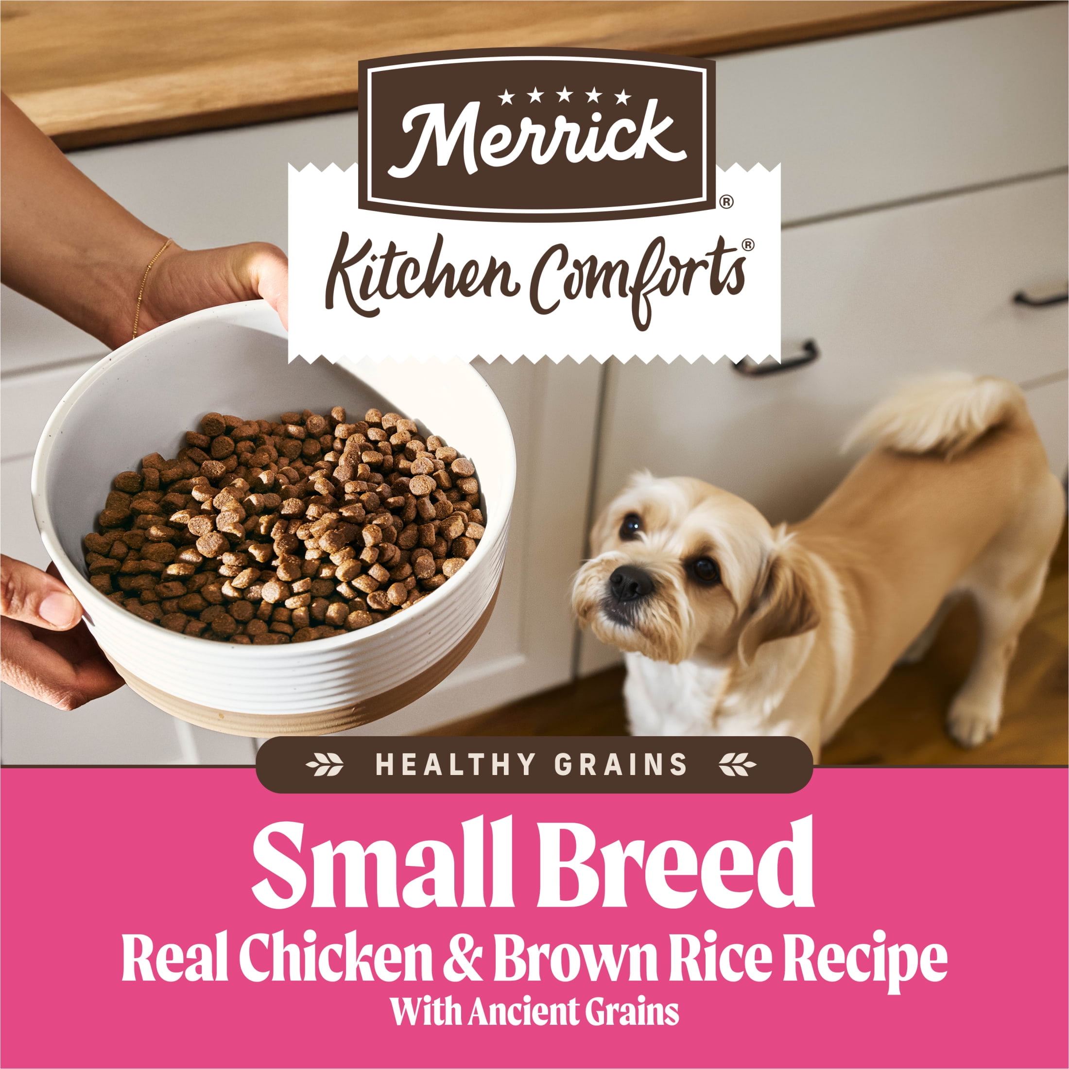 Merrick Kitchen Comforts Premium Small Breed Dog Food with Real Chicken, 4 lb.