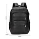 thumbnail image 4 of Mochila para portátil, bolso de mano para hombre, transpirable, resistente al desgaste, para senderismo Negro, 4 of 9