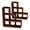Brown, variant on ClosetMaid Decorative Stackable 2-Cube Cubeicals Organizer, Dark Cherry (2 Pack)