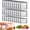 3 Sizes, variant on 30 PCS Quart Bags, Reusable Aluminum Foil Sealable Storage Bags, Stand Up Foil Sealable Bags With Label And Zip Lock For Kitchen Storage