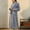 Dark Gray, variant on Womens Plush Bathrobe Soft Warm Long Robe Fleece Sleepwear Fuzzy Pajamas Shawl Collar Nightgown With Belt Pocket