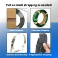 thumbnail image 3 of IDL Packaging Plastic Carrier for Plastic and Metal Strapping or Banding 1/2" Width, 3 of 7
