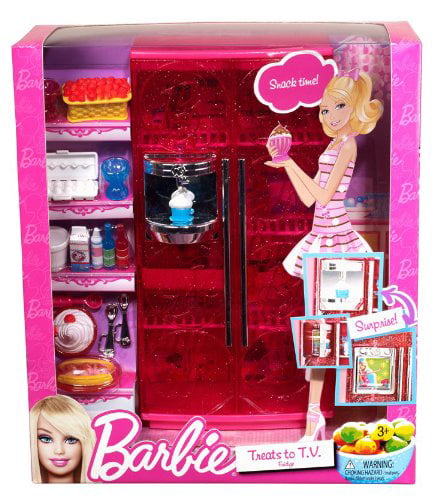 barbie refrigerator set