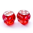 thumbnail image 1 of Bescon Dice Professional Small Precision Dice 12.7mm (1/2 inch) with Random Serial Number, Mini Precision Cut Dice 12.7MM Gem Red, 1 of 6