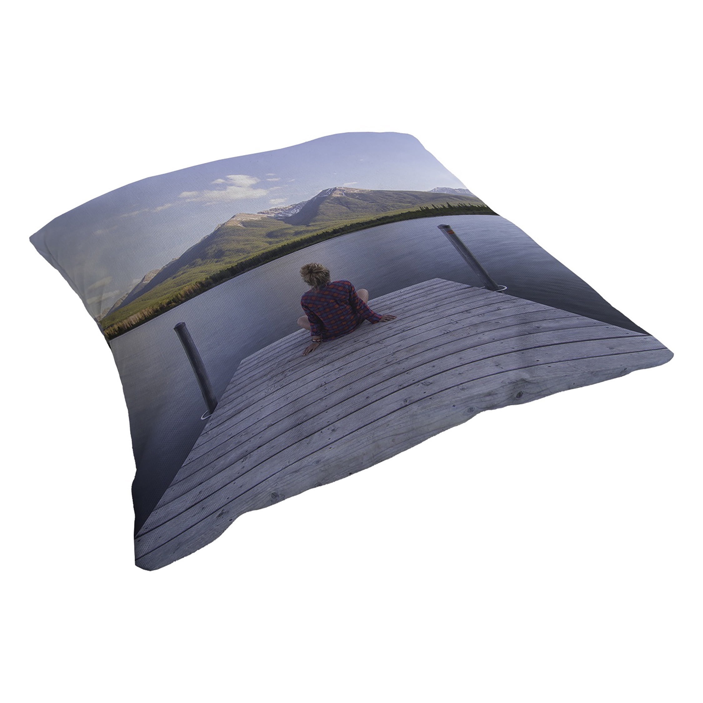 Decorative 20x20 Photo or Design Reversible Pillow. Blown and Closed.  Unisex. Adult, Teen, Tween.