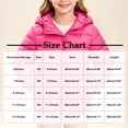 thumbnail image 4 of ITSAME Girls Hooded Quilted Puffer Jacket Long Sleeve Full Zip Winter Warm Thick Coat with Pockets Red Size 10, 4 of 10
