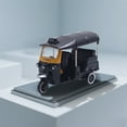 thumbnail image 5 of Education Retro Three Wheeled Taxi Alloy Model Cake Topper Display for Kids and Collectors, 5 of 5