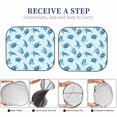 thumbnail image 5 of Goofa Turtle Pattern 2 Piece Car Windshield Sun Shade Foldable | Front Windshield Shade for Sun, Heat and UV Rays | Sunshade for Car Front Window-, 5 of 7
