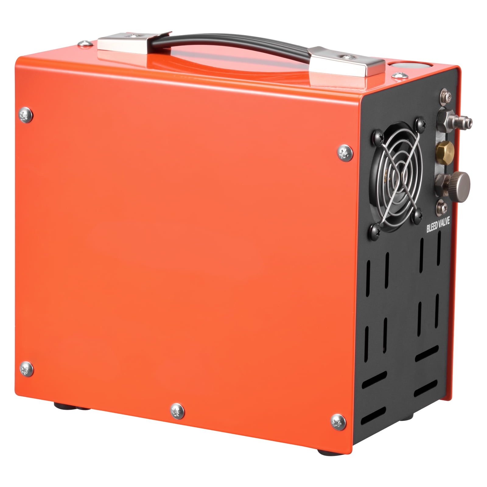 KFFKFF Portable PCP Air Compressor 4500PSI with Manual Stop, 350W DC12V/AC120V, Compact Paintball Tank Compressor for Air Rifles and Diving Bottles