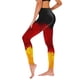 thumbnail image 1 of Gibobby Leggings gluteos deportivo Leggings con estampado paragradado para mujer Leggings deportivos para levantamiento caparara（Rojo， M), 1 of 3