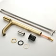 thumbnail image 4 of High Arc Bathroom Sink Faucet, Solid Brass Single Knob Bathroom Basin Faucet, 4 of 5