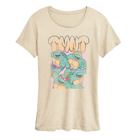 Teenage Mutant Ninja Turtles - TMNT Group - Women's Short Sleeve Graphic T-Shirt