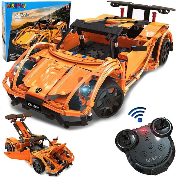 Build your own RC car kit for children and adults 585 piece dry building set for boys and girls aged 8 12 years STEM RC cars