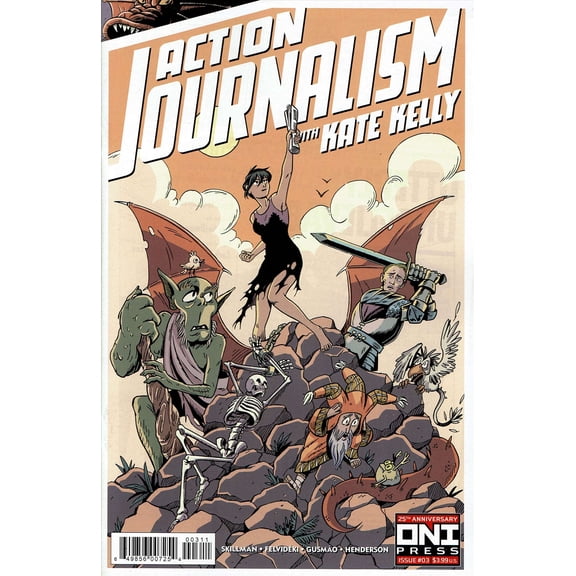 Action Journalism with Kate Kelly #3A VF ; Oni Comic Book