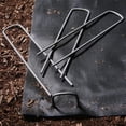 thumbnail image 5 of 10PCS 6-INCH U-shaped Garden Pegs Multipurpose Lawn Pins Ground Stakes For Anchoring Weed Barrier Fabric, 5 of 6