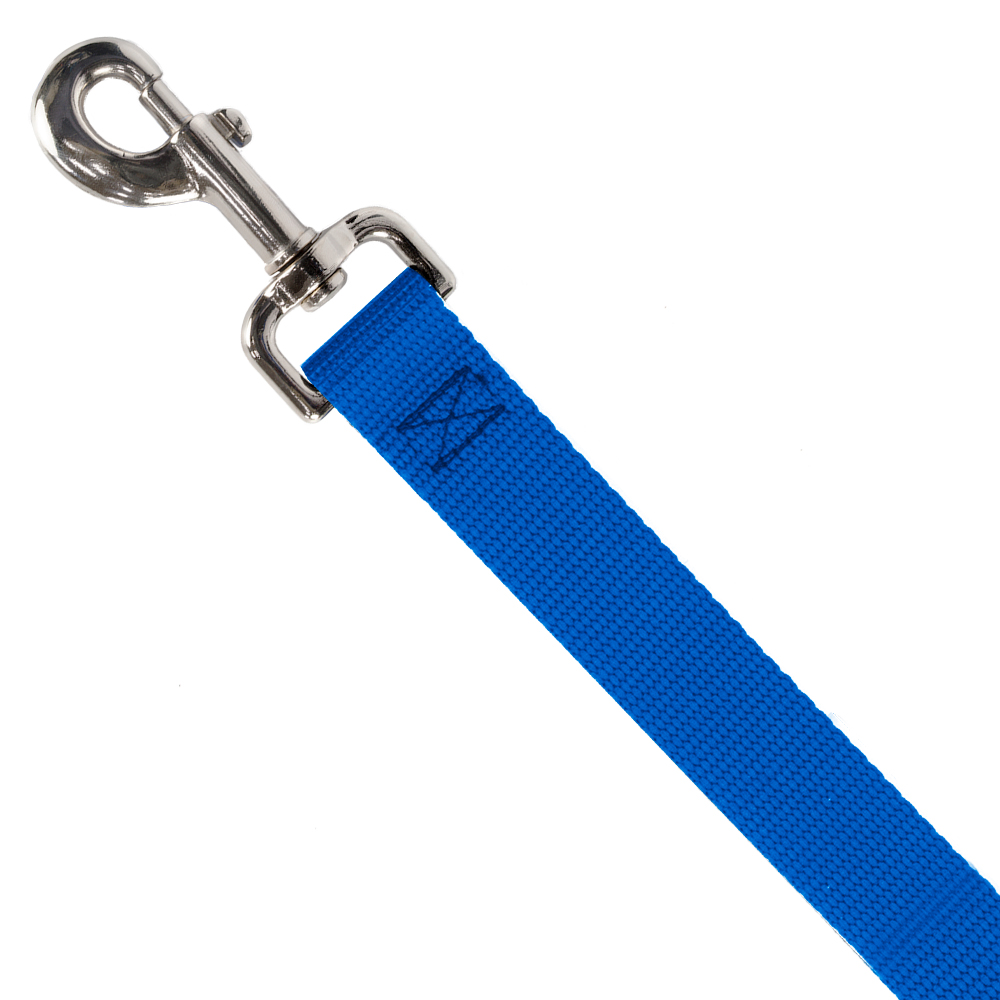 Buckle-Down Pet Leash, Dog Leash, Royal Nylon, 6 Feet Long 1.0 Inch Wide