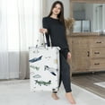 thumbnail image 4 of Sweet Jojo Designs Airplane Green and Blue Boy Foldable Laundry Hamper with Handles, 4 of 6