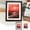 Black, variant on PVC Photo Frame Clear Picture Frame, Transparent Plastic Frame for Wall Decoration, Home Display Photo Holder with Snap Backing for Tabletop Hanging Display