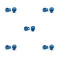 thumbnail image 2 of Yuarrent 2 uds tapones de cordón bloqueo final alterna ajuste esférico cierres de ajuste accesorios de cierre botón de ropa deportiva azul lago Type2 NO2 Yuarrent CBP476445, 2 of 5