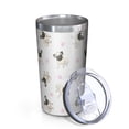 thumbnail image 2 of Pug and Footprints 10oz Tumblers Stainless Steel Tumbler with Lid and Straw,Vacuum Insulated Double Wall Travel Tumbler Cups with Cleaning Brush for Coffee, Tea, 2 of 4