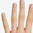 thumbnail image 4 of 3mm Wedding Band Sterling Silver Women Men Ring Ginger Lyne Collection, 4 of 6