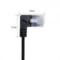 thumbnail image 7 of Chenyang CY Ultra Slim Cat6 Ethernet Cable RJ45 Left to Right Angled 25cm UTP Network Cable Patch Cord 90 Degree Cat6a Lan for Laptop Router TV BOX Cable, 7 of 7